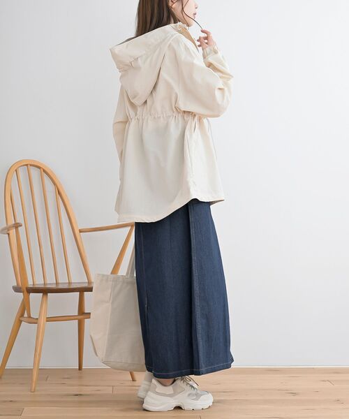 rps（アールピーエス）の「ナイロンワッシャーマウンテンパーカー（マウンテンパーカー・レディース・ライトカーキ/ブラック/アイボリー・フリー）」の9枚目の写真