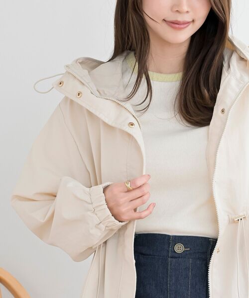 rps（アールピーエス）の「ナイロンワッシャーマウンテンパーカー（マウンテンパーカー・レディース・ライトカーキ/ブラック/アイボリー・フリー）」の10枚目の写真