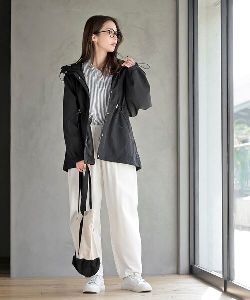 rps（アールピーエス）の「ナイロンワッシャーマウンテンパーカー（マウンテンパーカー・レディース・ライトカーキ/ブラック/アイボリー・フリー）」の15枚目の写真