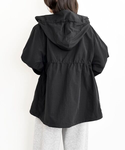 rps（アールピーエス）の「ナイロンワッシャーマウンテンパーカー（マウンテンパーカー・レディース・ライトカーキ/ブラック/アイボリー・フリー）」の5枚目の写真