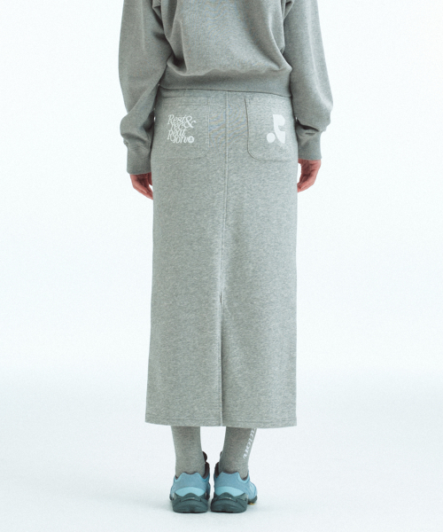 Rest&Recreation(レストアンドレクリエーション)の「SWEAT MAXI SKIRT - GREY(スカート・レディース・その他・SMALL/MEDIUM)」の3枚目の写真