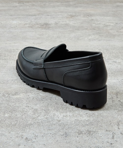 PADRONE（パドローネ）の「PADRONE パドローネ / Ex. LOAFERS with VIBRAM SOLE ビブラムソールオイルレザーコインローファー / PA8587-2311（ローファー・メンズ・ダークブラウン/ブラック・42/41/40/43）」の10枚目の写真
