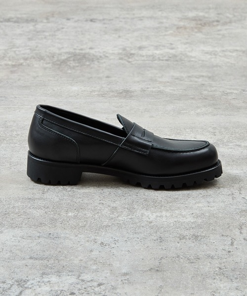 PADRONE（パドローネ）の「PADRONE パドローネ / Ex. LOAFERS with VIBRAM SOLE ビブラムソールオイルレザーコインローファー / PA8587-2311（ローファー・メンズ・ダークブラウン/ブラック・42/41/40/43）」の12枚目の写真