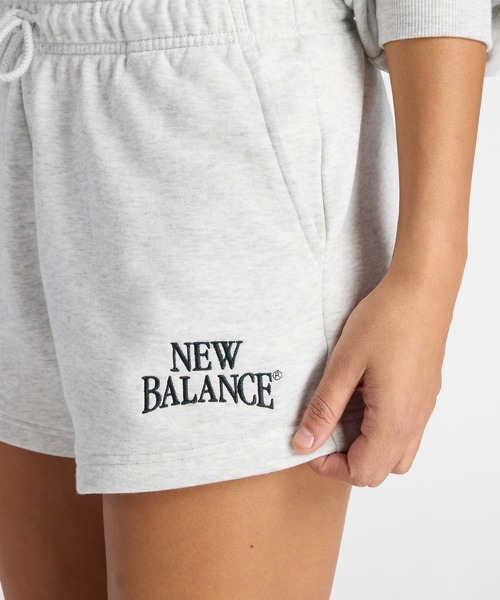 NEW BALANCE(ニューバランス)の「Tracksideフレンチテリーショーツ(その他パンツ・レディース・サンドグレー/スミクロ・X-LARGE/LARGE/MEDIUM/SMALL)」の10枚目の写真