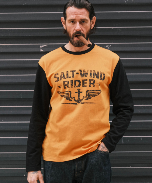 VDR（ブイディアール）の「SALT WIND RIDER LONG SLEEVES [Flame Orange]（Tシャツ/カットソー・メンズ・その他・MEDIUM/LARGE/X-LARGE）」の8枚目の写真