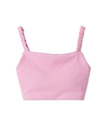 emmi（エミ）の「【Sustainaretch】ギャザーショルダーブラトップ/UVカット/接触冷感（スポーツグッズ）」