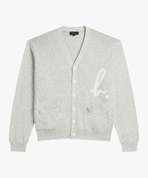 agnes b. | メンズ "b."ロゴ コットン Vネック カーディガン(カーディガン/ボレロ)