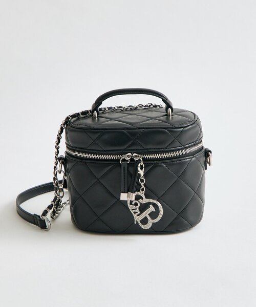 OLIVE des OLIVE（オリーブデオリーブ）の「【Belle Charme】Glitter Logo Quilted Vanity（ショルダーバッグ・レディース・ピンク/アイボリー/ブラック・FREE）」の14枚目の写真