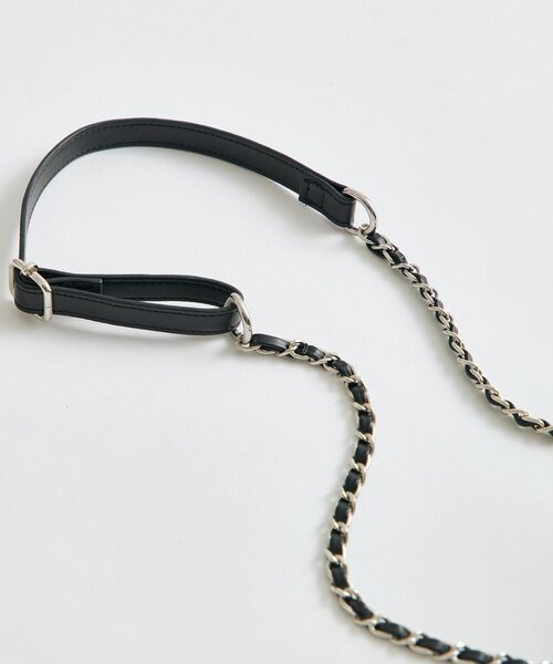 OLIVE des OLIVE（オリーブデオリーブ）の「【Belle Charme】Glitter Logo Quilted Vanity（ショルダーバッグ・レディース・ピンク/アイボリー/ブラック・FREE）」の21枚目の写真