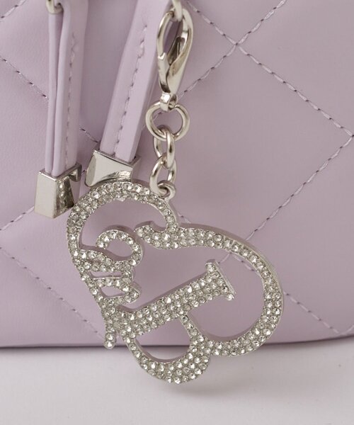 Belle Charme(ベルシャルム)の「【Belle Charme】Glitter Logo Quilted Vanity(ショルダーバッグ・レディース・ピンク/アイボリー/ブラック/ラベンダー/サックスブルー・FREE)」の13枚目の写真