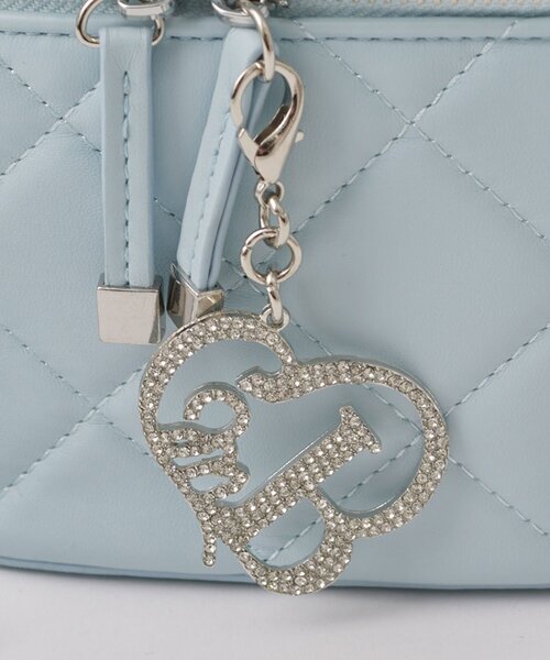 Belle Charme(ベルシャルム)の「【Belle Charme】Glitter Logo Quilted Vanity(ショルダーバッグ・レディース・ピンク/アイボリー/ブラック/ラベンダー/サックスブルー・FREE)」の8枚目の写真