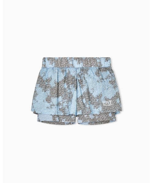 EMPORIO ARMANI EA7（エンポリオアルマーニイーエーセブン）の「【エンポリオ アルマーニ EA7】Dynamic Athlete ショートパンツ VENTUS7テクニカルファブリック（その他パンツ・レディース・スカイブルー系・SMALL/MEDIUM/LARGE）」の2枚目の写真