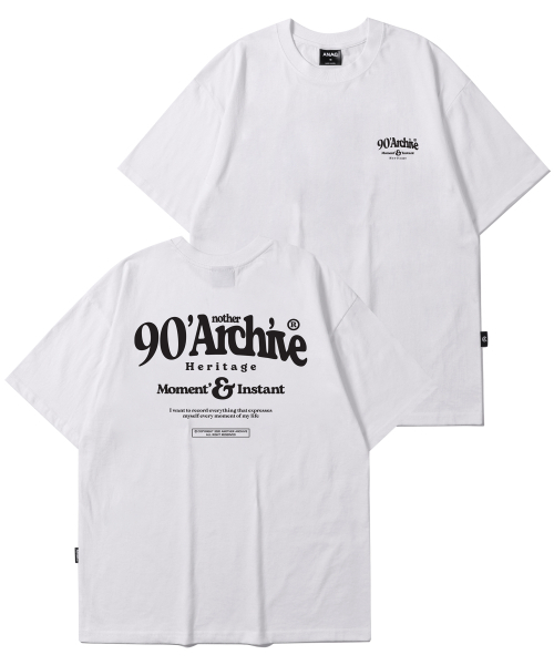 ANOTHER ARCHIVE(アナザーアーカイブ)の「90年代ヘリテージロゴ半袖Tシャツ_ネイビー(Tシャツ/カットソー・レディース・その他・LARGE)」の4枚目の写真