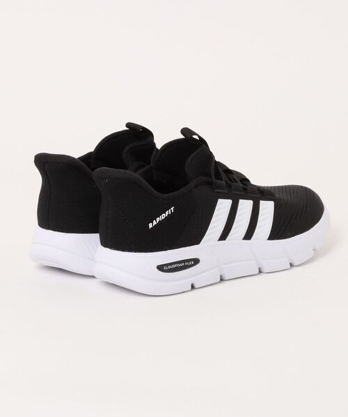 adidas(アディダス)の「【adidas】CF FLEX RAPIDFIT(スニーカー・レディース・ブラック×ホワイト・23.0cm/23.5cm/24.0cm/24.5cm/25.0cm)」の2枚目の写真
