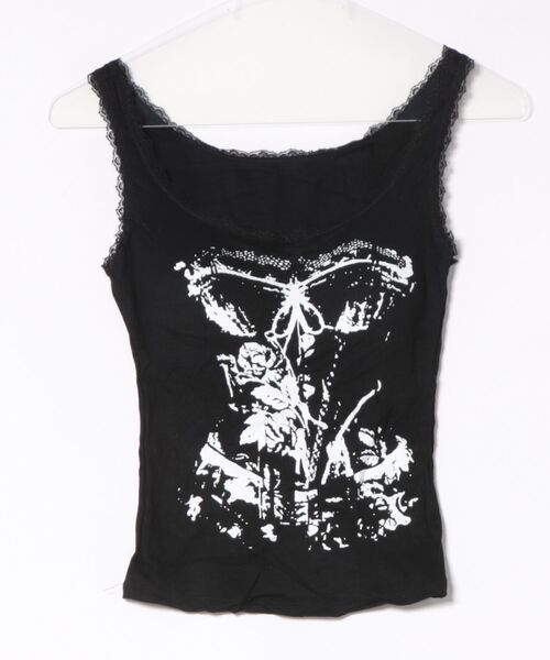 Burner(バーナー)の「【lux sea jewelry(ラックス・シー・ジュエリー)】キャミソール lux-cami-3-12【RBTS】(キャミソール・レディース・ブラック・FREE)」の1枚目の写真