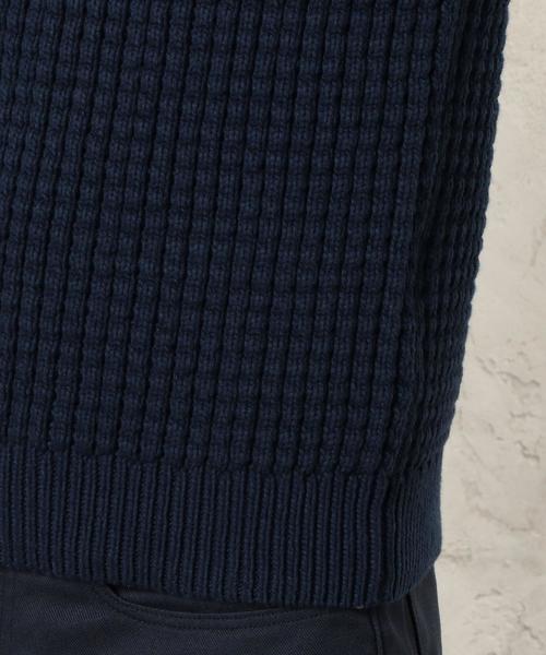 green label relaxing(グリーンレーベルリラクシング)の「KC BULKY CO/AC WFL C/N ニット◆(ニット/セーター・メンズ・ベージュ/ネイビー/ホワイト・MEDIUM/LARGE/SMALL/X-LARGE)」の12枚目の写真