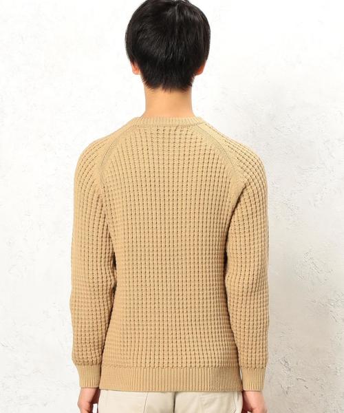 green label relaxing(グリーンレーベルリラクシング)の「KC BULKY CO/AC WFL C/N ニット◆(ニット/セーター・メンズ・ベージュ/ネイビー/ホワイト・MEDIUM/LARGE/SMALL/X-LARGE)」の17枚目の写真