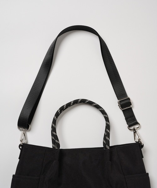 Arnold Palmer（アーノルドパーマー）の「2WAY シェア ロープトート（トートバッグ・レディース・ライトカーキ/ピンク/ブラック・F）」の7枚目の写真