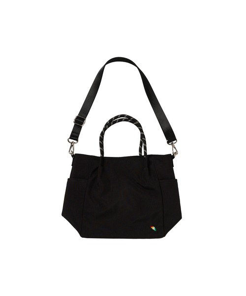 Arnold Palmer（アーノルドパーマー）の「2WAY シェア ロープトート（トートバッグ・レディース・ライトカーキ/ピンク/ブラック・F）」の4枚目の写真