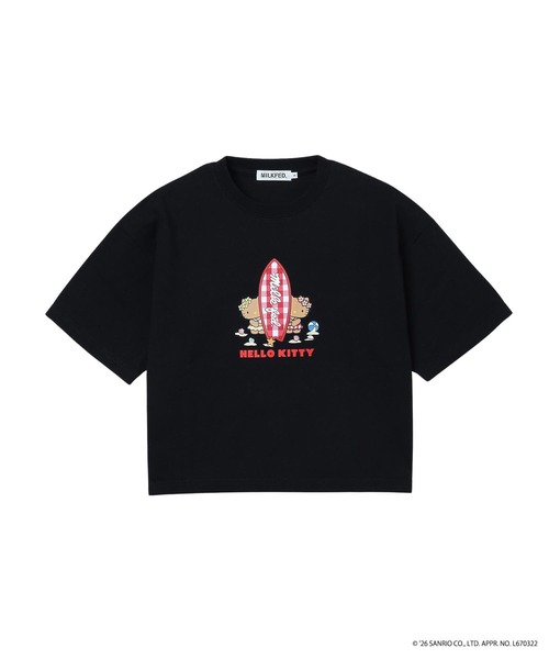 sanrio（サンリオ）の「MILKFED. × HELLO KITTY SUN-KISSED SURF S/S TEE（Tシャツ/カットソー・レディース・ホワイト/ブラック・ONE SIZE）」の17枚目の写真