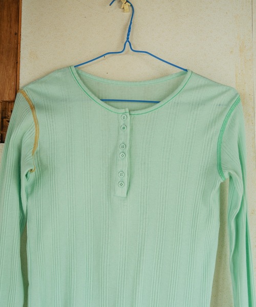 PAMM（パム）の「PAMMのサマー ロングT（Tシャツ/カットソー・レディース・ネイビー/アクア/オフホワイト・2/1）」の11枚目の写真