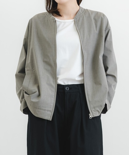 ヴィアトーレZIPシャツブルゾン（ブルゾン）｜quadro（クオドロ）の