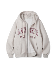 ATHLETICS ツーウェイフードジップアップ BK7979_オートミール