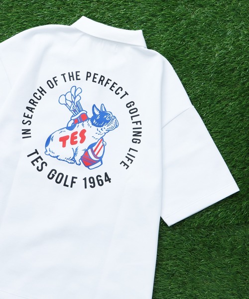 The Endless Summer(エンドレスサマー)の「TES GOLF STANDARD POLO(ポロシャツ・メンズ・ブルー/ホワイト/ブラック/ネイビー/チャコール・X-LARGE/LARGE/MEDIUM/SMALL)」の3枚目の写真