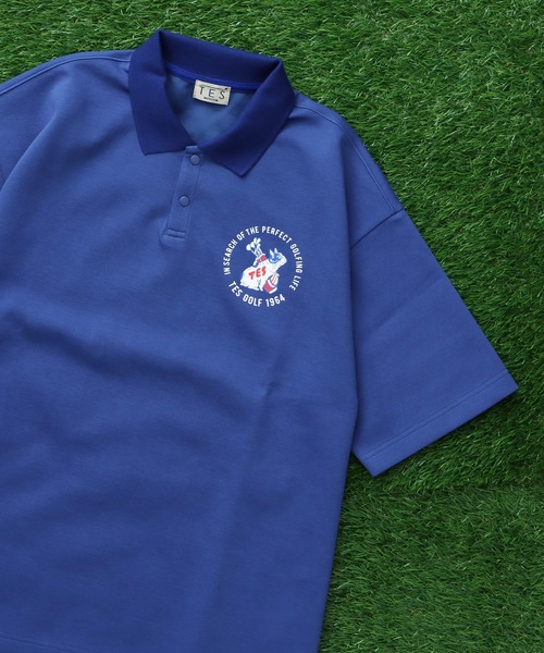 The Endless Summer(エンドレスサマー)の「TES GOLF STANDARD POLO(ポロシャツ・メンズ・ブルー/ホワイト/ブラック/ネイビー/チャコール・X-LARGE/LARGE/MEDIUM/SMALL)」の12枚目の写真