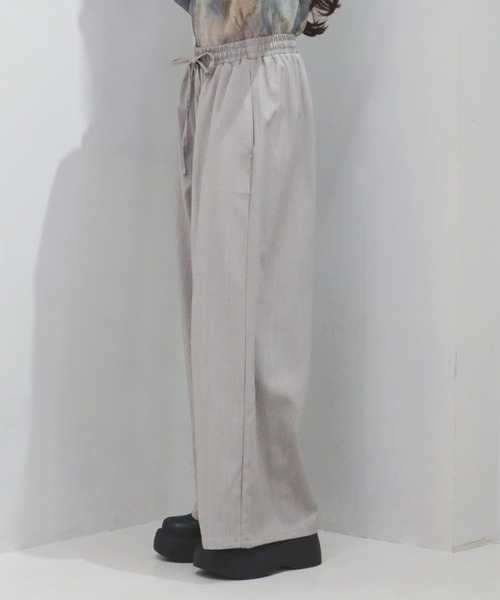 CECIL McBEE(セシルマクビー)の「リネンライクワイドイージーパンツ(その他パンツ・レディース・カーキ/アイボリー/ブラック/グレー・MEDIUM/LARGE)」の15枚目の写真