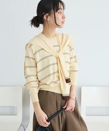 CRAFT STANDARD BOUTIQUE | 接触冷感 / ニットストール+プルオーバー(ニット/セーター)