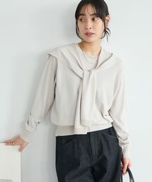 CRAFT STANDARD BOUTIQUE | 接触冷感 / ニットストール+プルオーバー(ニット/セーター)