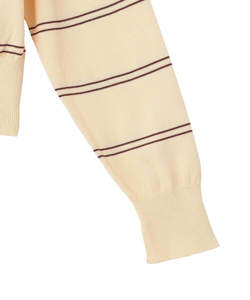 CRAFT STANDARD BOUTIQUE(クラフトスタンダードブティック)の「接触冷感 / ニットストール+プルオーバー(ニット/セーター・レディース・その他7/ライトグリーン/レッド/ライトベージュ・FREE)」の6枚目の写真