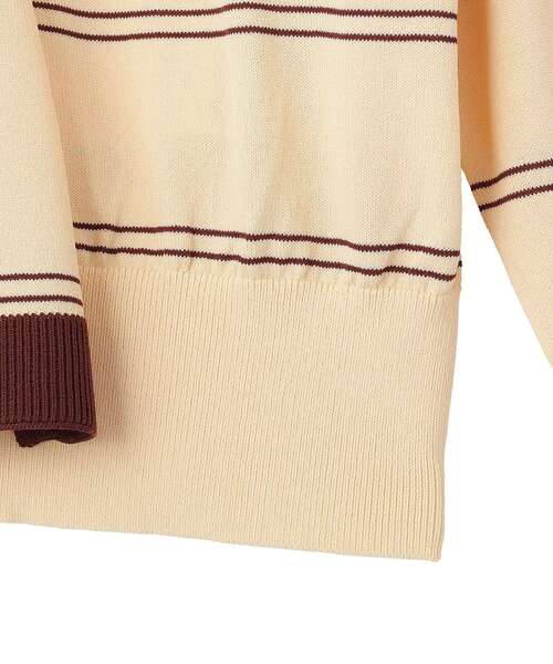 CRAFT STANDARD BOUTIQUE(クラフトスタンダードブティック)の「接触冷感 / ニットストール+プルオーバー(ニット/セーター・レディース・その他7/ライトグリーン/レッド/ライトベージュ・FREE)」の7枚目の写真