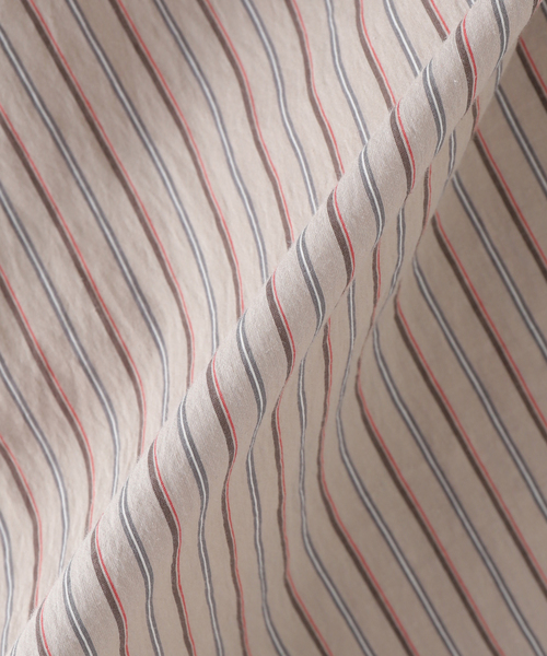 HOPE(ホープ)の「HOPE / ホープ FILE SHIRT VINTAGE BROWN STRIPE(シャツ/ブラウス・メンズ・ベージュ・46/44)」の3枚目の写真