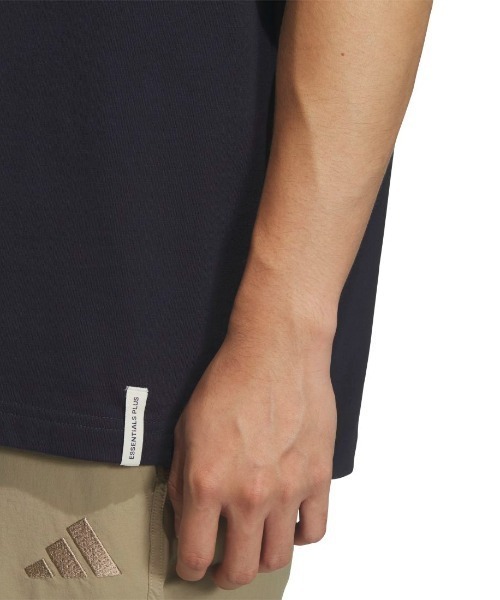 adidas(アディダス)の「アディダス adidas エッセンシャルズ プラス ルーズフィット スリーストライプス シングルジャージー半袖Tシャツ(Tシャツ/カットソー・メンズ・ブラック/ネイビー/ブラウン/ホワイト・S/M/3L/LL/L)」の20枚目の写真