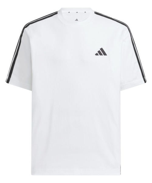 adidas(アディダス)の「アディダス adidas エッセンシャルズ プラス ルーズフィット スリーストライプス シングルジャージー半袖Tシャツ(Tシャツ/カットソー・メンズ・ブラック/ネイビー/ブラウン/ホワイト・S/M/3L/LL/L)」の21枚目の写真
