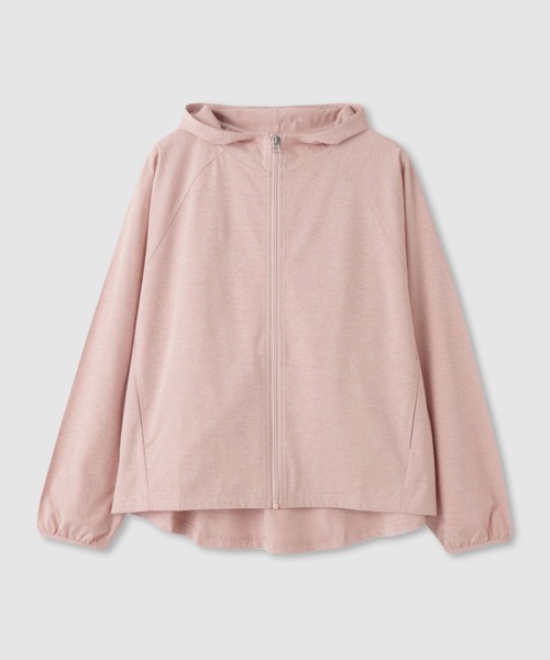 NAVY(ネイビー)の「【SARARI /サラリ】 天竺 UVカット ジップアップパーカー UVカット 吸水速乾(パーカー・レディース・グレー/ブラック/ブルーグリーン/ホワイト/ピンク・M/L/XL)」の19枚目の写真