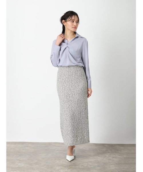 fifth（フィフス）の「ツイード風MIXスラブナロースカート（スカート・レディース・ベージュ/その他・M）」の17枚目の写真