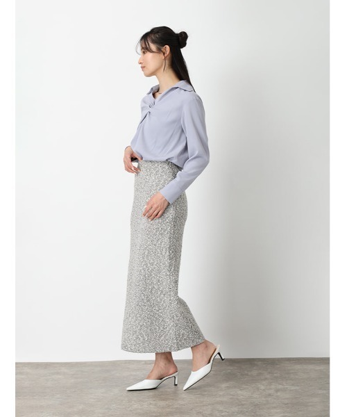 fifth（フィフス）の「ツイード風MIXスラブナロースカート（スカート・レディース・ベージュ/その他・M）」の15枚目の写真