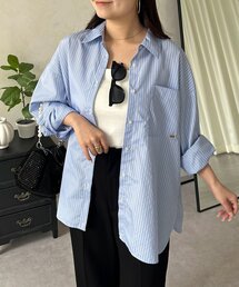 prose verse | ポケットメタルチャームオーバーサイズシャツ(シャツ/ブラウス)