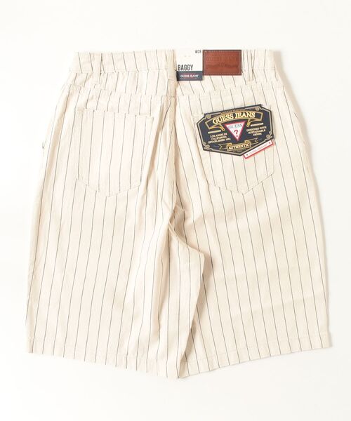 GUESS JEANS(ゲスジーンズ)の「GUESS JEANS Baggy Short ハーフパンツ ショートパンツ(デニムパンツ・メンズ・ベージュ・28inch/29inch/30inch/31inch/32inch/34inch)」の6枚目の写真