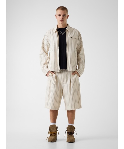 GUESS JEANS(ゲスジーンズ)の「GUESS JEANS Baggy Short ハーフパンツ ショートパンツ(デニムパンツ・メンズ・ベージュ・28inch/29inch/30inch/31inch/32inch/34inch)」の4枚目の写真