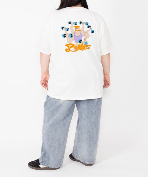 PUNYUS(プニュズ)の「ダメージレギュラーデニムパンツ(デニムパンツ・レディース・ブルー系その他/ブラック・5/4/3/2/1)」の6枚目の写真