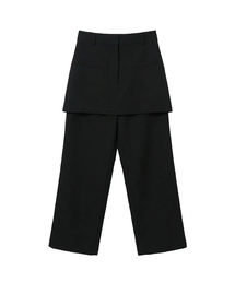 EMBROIDERED POCKET SKIRT PANTS_2COLOR