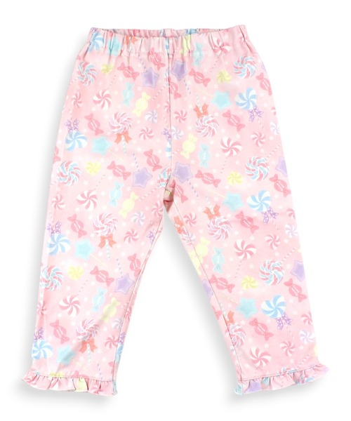 SKAPE(エスケープ)の「7分丈レギンス(レギンス/スパッツ・キッズ・ブルー/ピンク・90cm/110cm/120cm/80cm)」の1枚目の写真