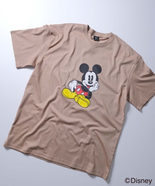 Disney(ディズニー)の「MICKEY MOUSE ミッキーマウス オーバーサイズ プリントTシャツ(Tシャツ/カットソー・メンズ・ホワイト系その他/ホワイト系その他3/チャコール/ベージュ/ネイビー/グレー系その他2/ブルー系その他/グレー系その他3/モカ/グリーン系その他/グレー系その他4/オフホワイト/杢グレー/ダークグリーン/ホワイト系その他2/グレー系その他・M/L/XL)」の22枚目の写真