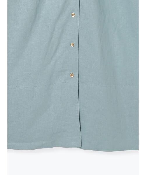 Te chichi(テチチ)の「レーヨンリネン共ベルトシャツワンピース(ワンピース・レディース・ベージュ/ネイビー/グリーン・F)」の19枚目の写真