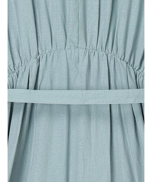 Te chichi(テチチ)の「レーヨンリネン共ベルトシャツワンピース(ワンピース・レディース・ベージュ/ネイビー/グリーン・F)」の21枚目の写真