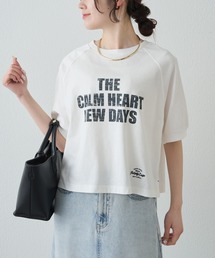 PUAL CE CIN | 汗シミ防止加工ロゴプリントTシャツ(Tシャツ/カットソー)